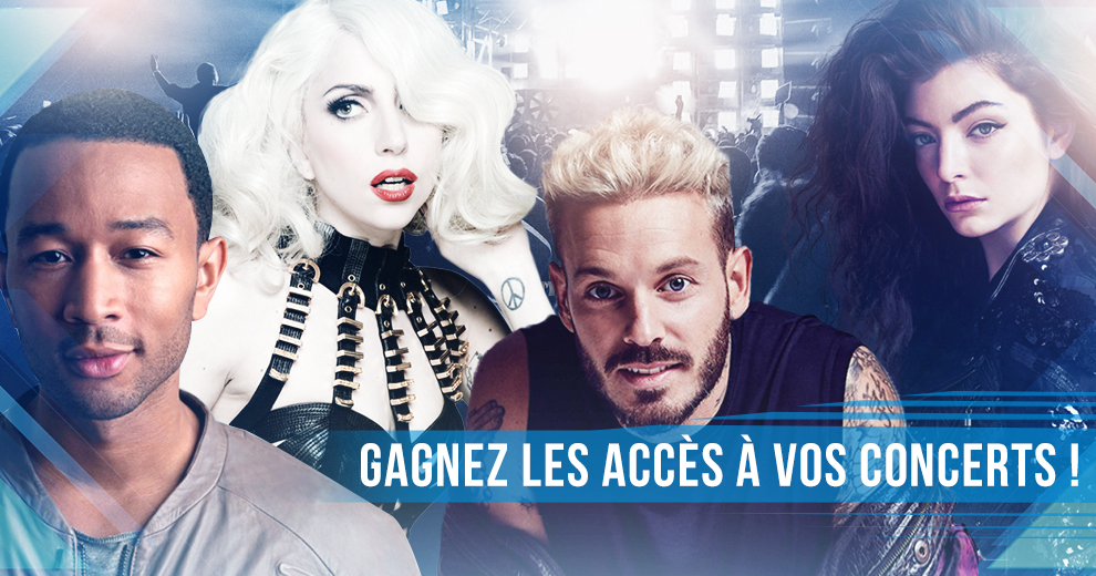 Vivez les concerts de vos stars préférées en Belgique uniquement avec Radio Contact