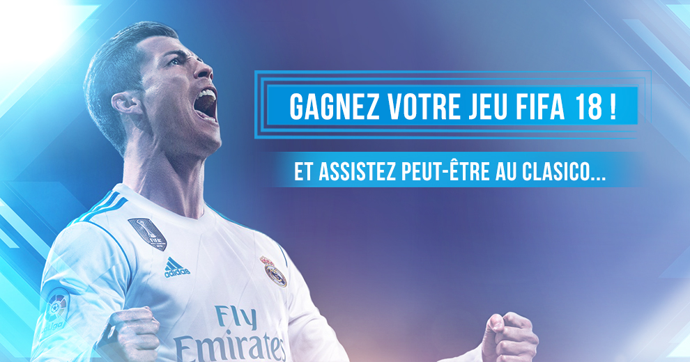 Gagnez votre PS4 et le nouveau FIFA 18 !