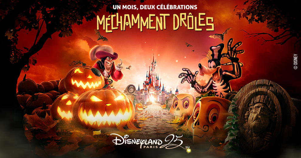 Frissonnez de plaisir et fêtez Halloween à Disneyland Paris avec Radio Contact !
