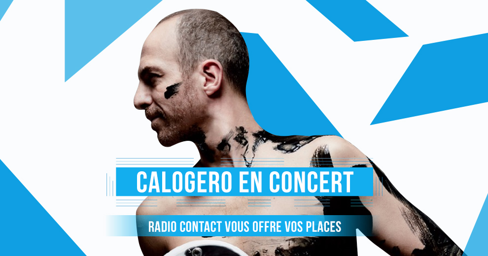 Calogero en concert avec Radio Contact 