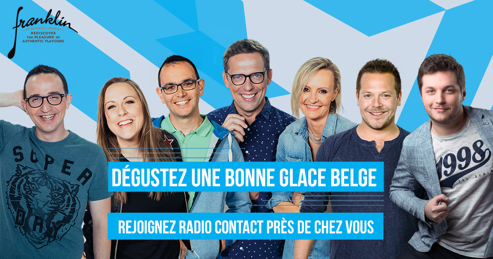 Dégustez une délicieuse glace belge avec Radio Contact !