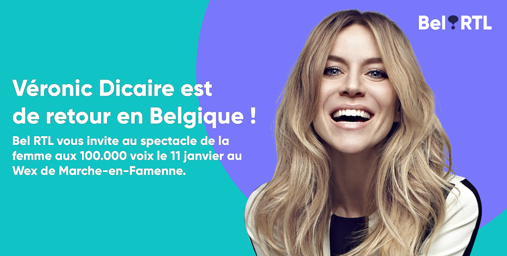 Bel RTL vous invite au spectacle de Véronic DiCaire !