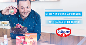 Surprenez vos proches avec Gaetan Bartosz et les aides à la pâtisserie Dr. Oetker !