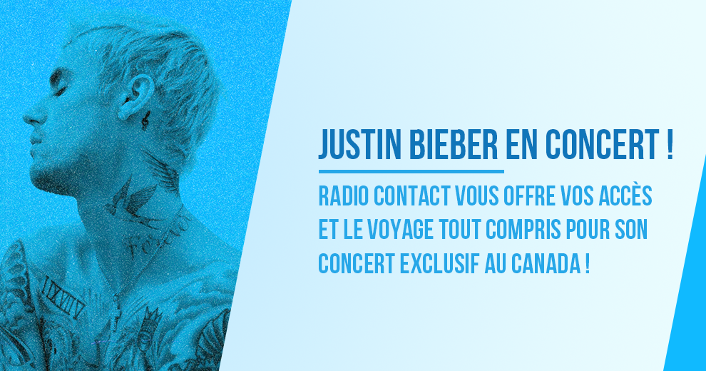 Assistez au concert exceptionnel de Justin Bieber à Montréal !
