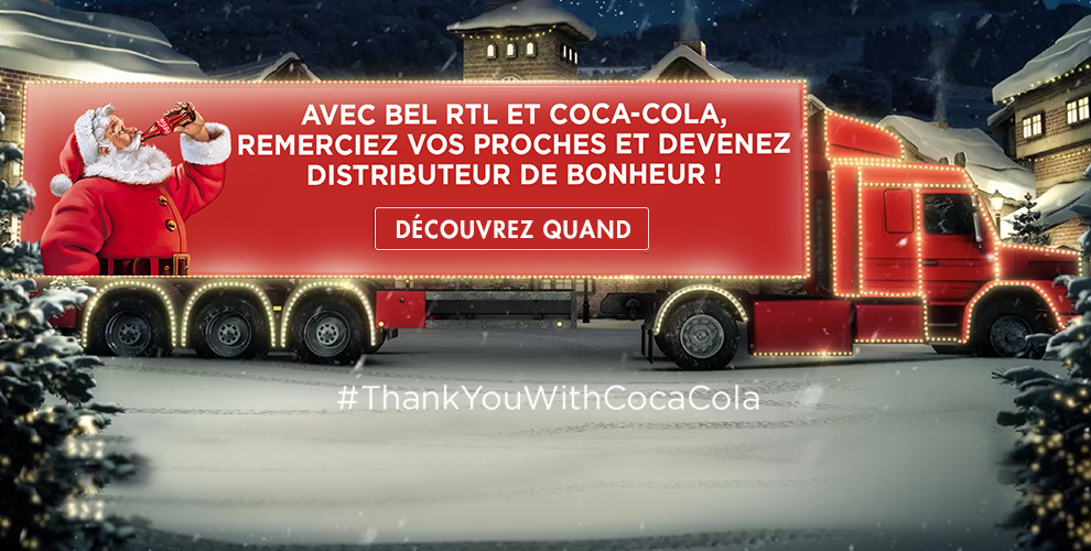 Devenez distributeur de bonheur avec Coca-Cola et Bel RTL !