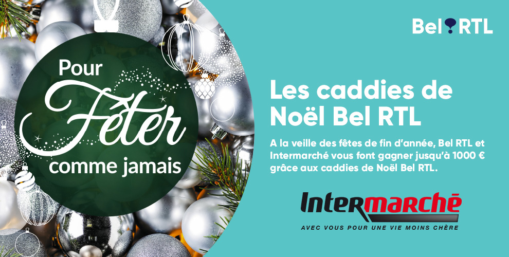 Remportez jusqu’à 1000 euros avec les caddies de Noël Bel RTL