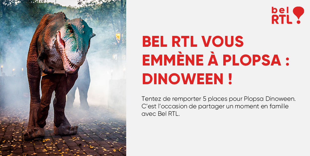 Bel RTL vous emmène à Plopsa : Dinoween